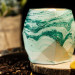 "Stone Aura" decorative scented candle