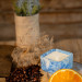 "Blue Marble Box" Decorative Scented Candle