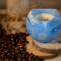 "Blue Calm" Decorative Scented Candle