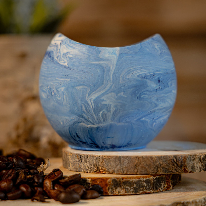 "Blue Calm" Decorative Scented Candle