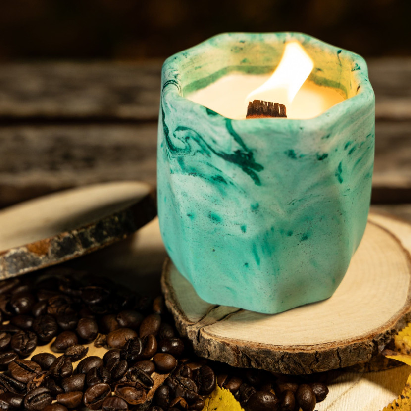 "Mint Silence" Decorative Scented Candle