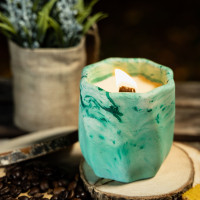 "Mint Silence" Decorative Scented Candle