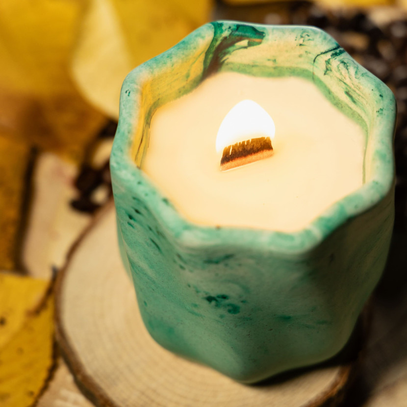 "Mint Silence" Decorative Scented Candle