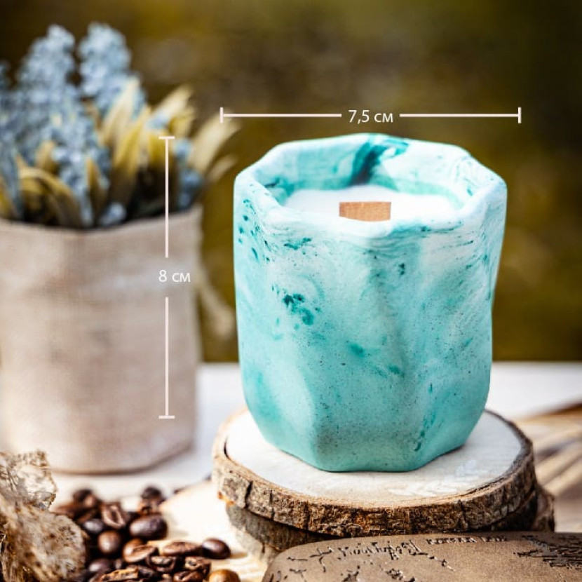 "Mint Silence" Decorative Scented Candle