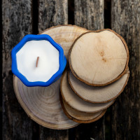 "Deep Blue" Decorative Scented Candle