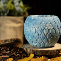 "Blue Shell" Decorative Scented Candle