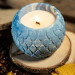 "Blue Shell" Decorative Scented Candle