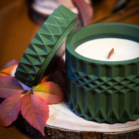 "Emerald Geometry" Decorative Scented Candle