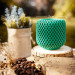 "Emerald Grid" decorative scented candle