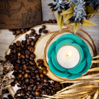 "Emerald Blossom" premium candle