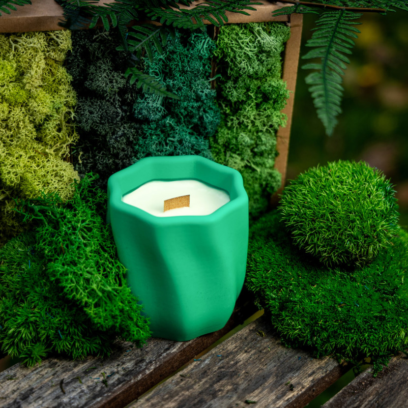 "Green Forest" Decorative Scented Candle