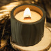 Decorative scented candle ‘Dark Calm’