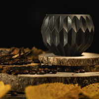 Premium candle "Midnight Geometry"