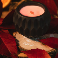 Premium candle "Midnight Geometry"