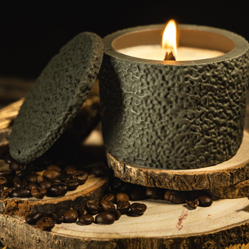 "Stone Silence" Premium Candle
