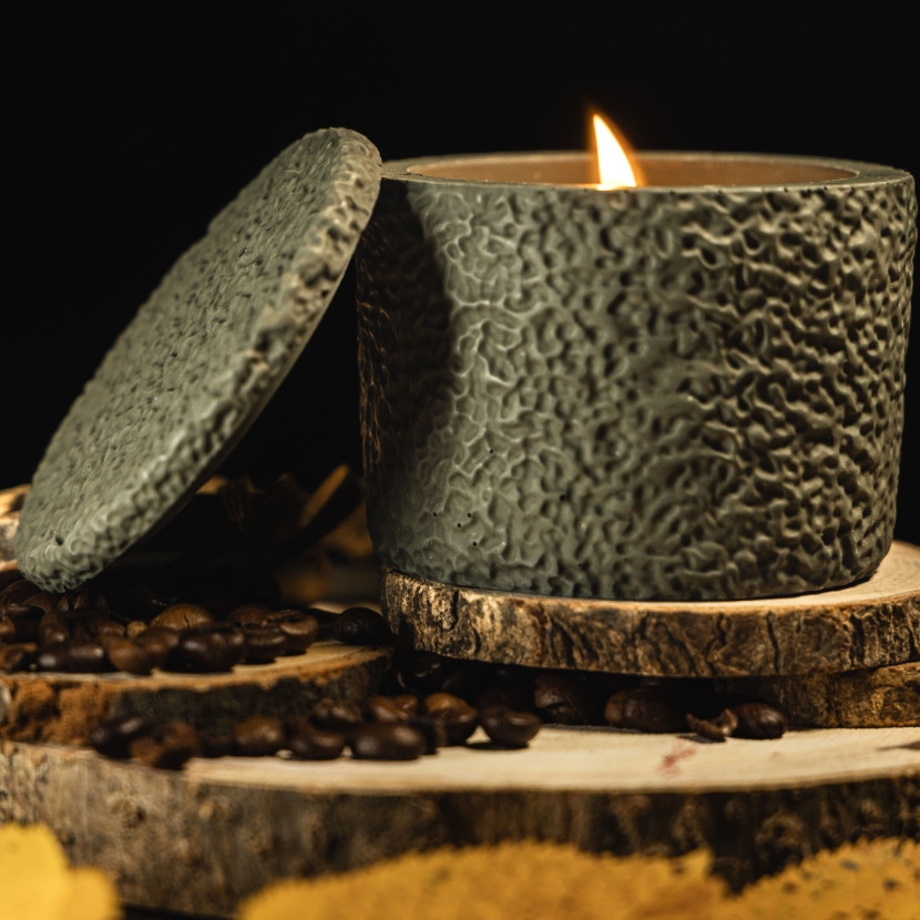 "Stone Silence" Premium Candle