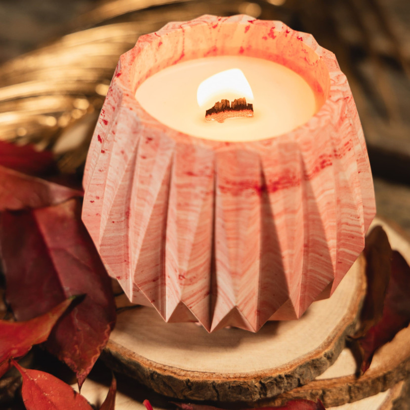 "Rose Crystal" Decorative Scented Candle