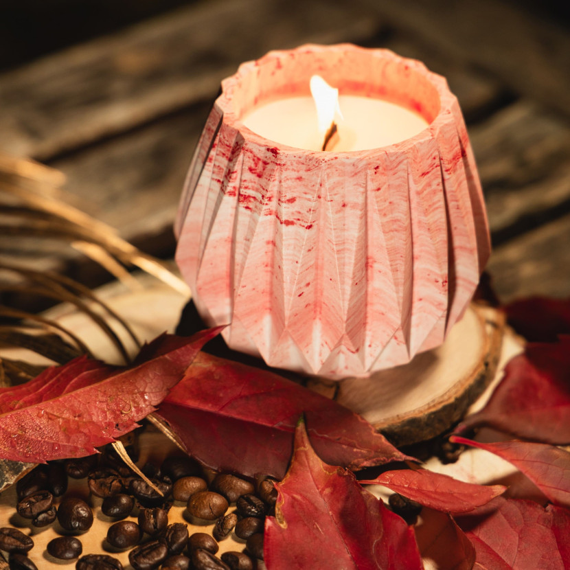 "Rose Crystal" Decorative Scented Candle