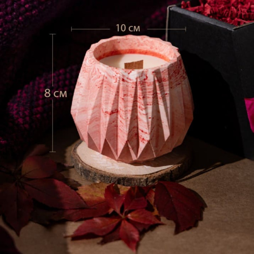 "Rose Crystal" Decorative Scented Candle