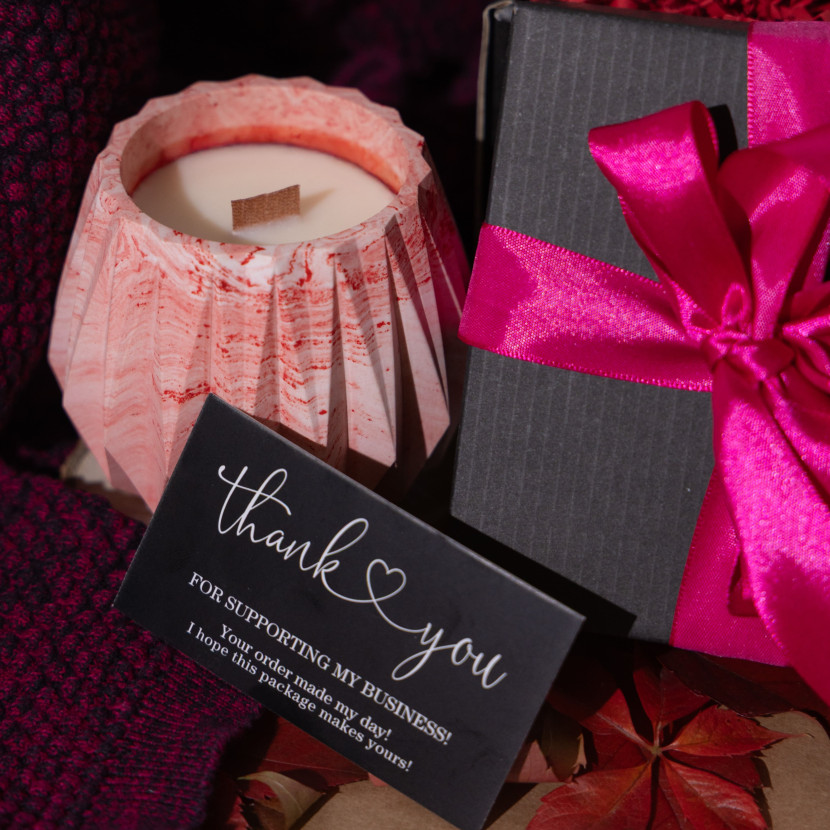 "Rose Crystal" Decorative Scented Candle