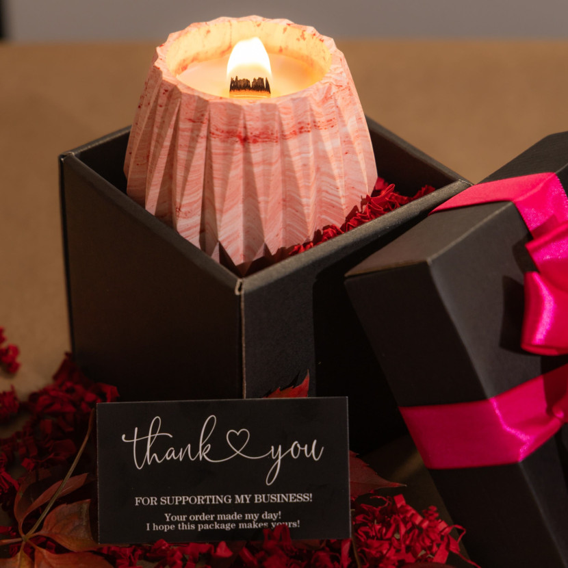 "Rose Crystal" Decorative Scented Candle