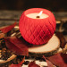 "Crimson Bloom" Decorative Scented Candle