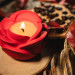 "Crimson Rose" premium candle