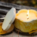 "Golden Glow" premium candle