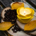 "Golden Bloom" premium candle