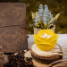 "Golden Bloom" premium candle