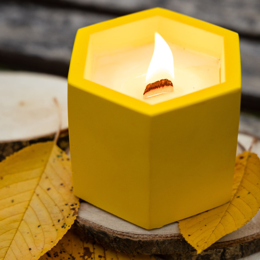 "Golden Light" Decorative Scented Candle